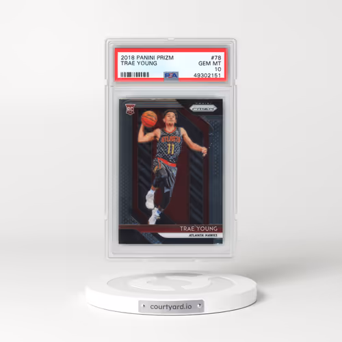 2018 Panini Prizm #78 Trae Young (PSA 10 GEM MINT)