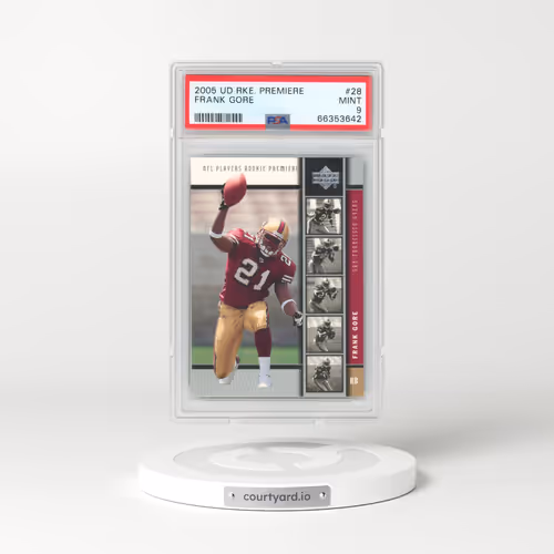 2005 Upper Deck Rookie Premiere #28 Frank Gore (PSA 9 MINT)