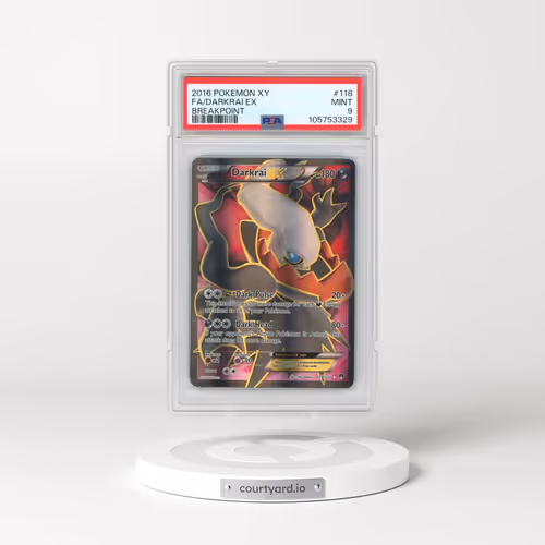 2016 Pokémon XY Breakpoint #118 Darkrai EX - Holo Full Art (PSA 9 MINT)