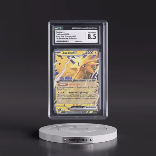 2023 Black Star Promos - Scarlet & Violet SVP EN #049 Zapdos ex - 151 ex Box-Zapdos ex Holo (CGC 8.5