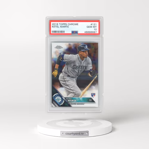 2016 Topps Chrome #121 Ketel Marte (PSA 10 GEM MINT)