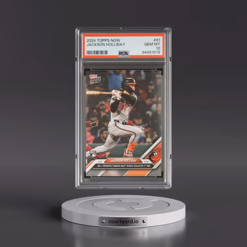2024 Topps Now #61 Jackson Holliday (PSA 10 GEM MINT)