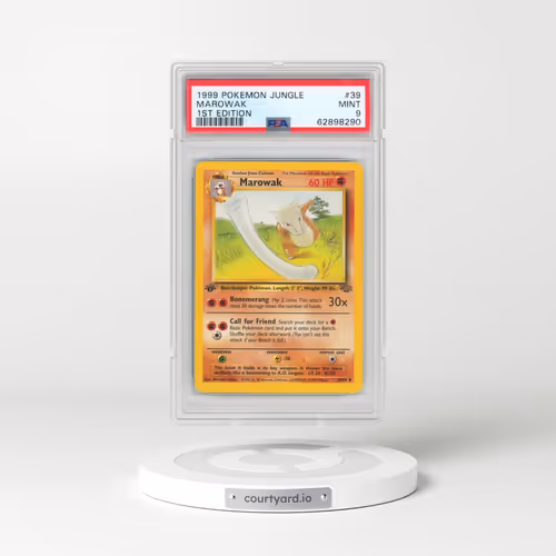 1999 Pokémon Jungle #39 Marowak - 1st Edition (PSA 9 MINT)