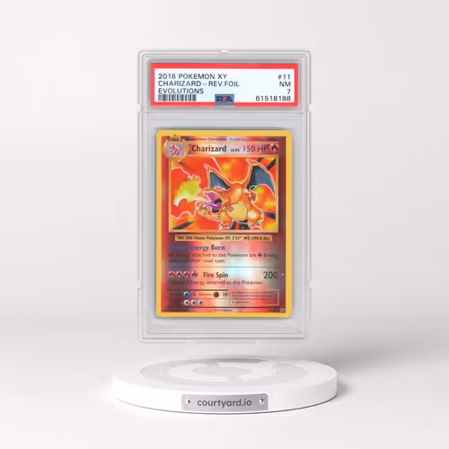 2016 Pokémon XY Evolutions #11 Charizard - Reverse Foil (PSA 7 NM)