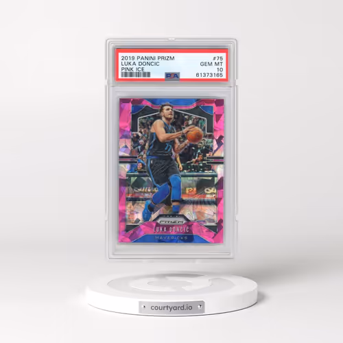 2019 Panini Prizm #75 Luka Doncic - Pink Ice (PSA 10 GEM MINT)