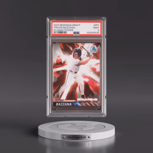 2024 Bowman Draft Plasma Power #PP1 Travis Bazzana (PSA 9 MINT)