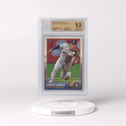 2015 Topps Update #US174 Carlos Correa - Catching (BGS 9.5 GEM MINT)