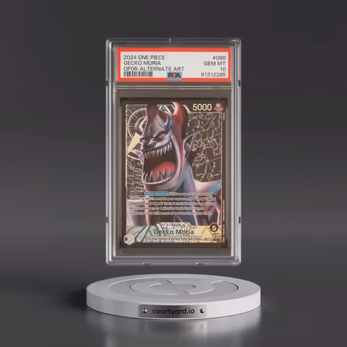 2024 One Piece OP06-Wings of the Captain #080 Gecko Moria - Alternate Art (PSA 10 GEM MINT)