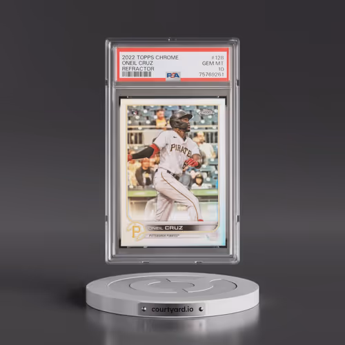 2022 Topps Chrome #128 Oneil Cruz - Refractor (PSA 10 GEM MINT)