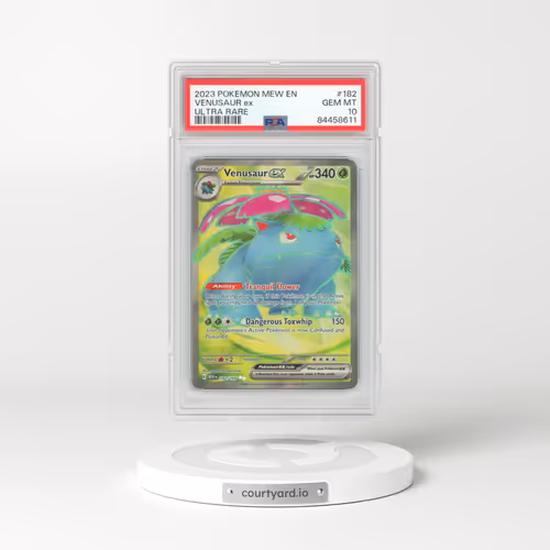 2023 Pokémon Mew EN-151 #182 Venusaur EX - Holo Ultra Rare (PSA 10 GEM MINT)