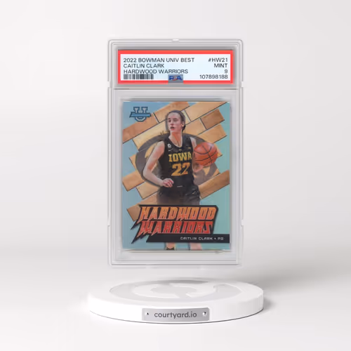 2022 Bowman University Best Hardwood Warriors #HW21 Caitlin Clark (PSA 9 MINT)