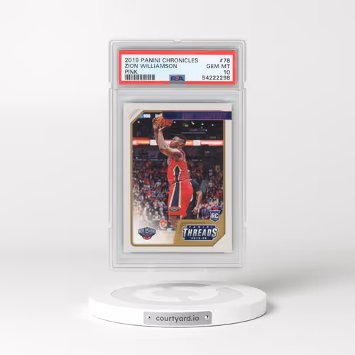 2019 Panini Chronicles #78 Zion Williamson - Pink (PSA 10 GEM MINT)