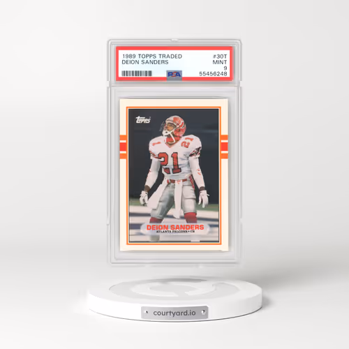 1989 Topps Traded #30T Deion Sanders (PSA 9 MINT)