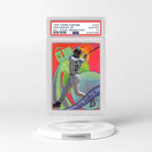 1999 Topps Chrome All-Etch #AE3 Ken Griffey Jr - Refractor (PSA 10 GEM MINT)