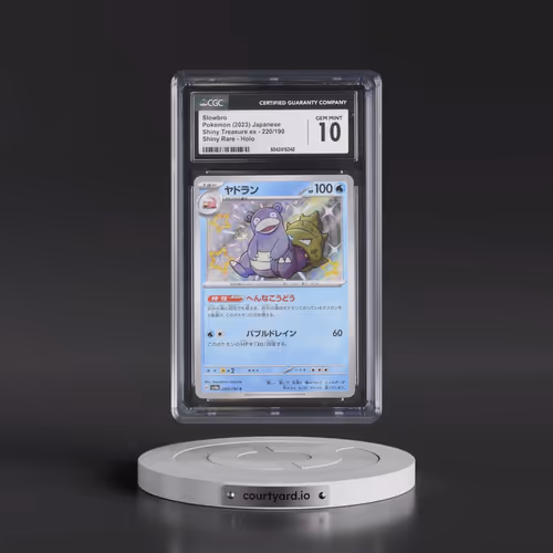 2023 Shiny Treasure ex #220/190 Slowbro (CGC 10 GEM MINT)
