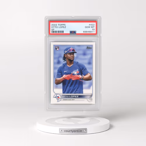 2022 Topps #422 Otto Lopez - Series 2-SP (PSA 10 GEM MINT)