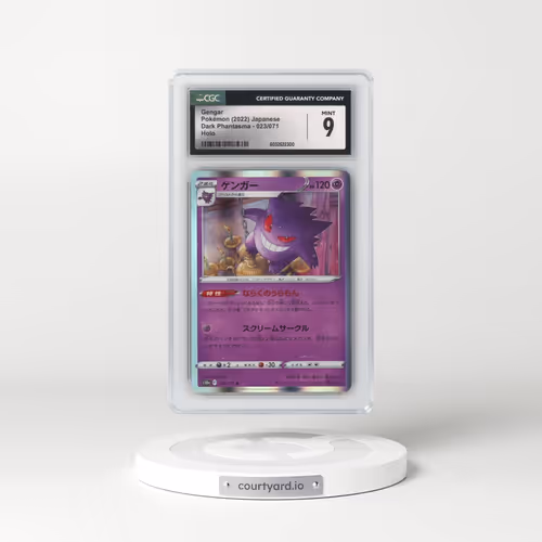 2021 Dark Phantasma #023/071 Gengar - Holo (CGC 9 MINT)