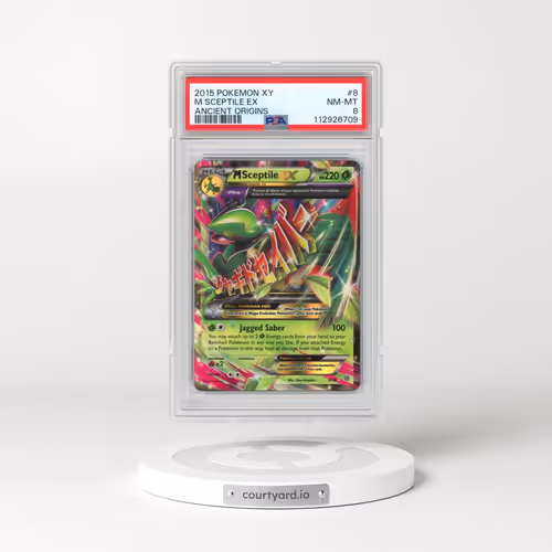 2015 Pokémon XY Ancient Origins #8 M Sceptile EX - Holo (PSA 8 NM-MT)
