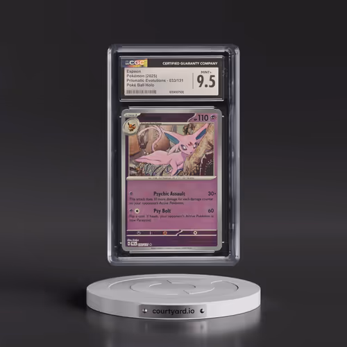 2024 Prismatic Evolutions - PRE EN #033/131 Espeon - Poké Ball Holo (CGC 9.5 MINT+)