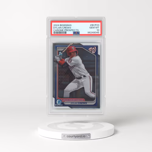 2024 Bowman Chrome Prospects #BCP23 Dylan Crews (PSA 10 GEM MINT)