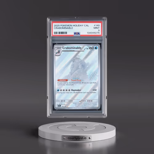 2025 Pokémon Holiday Calendar #149 Crabominable (PSA 9 MINT)