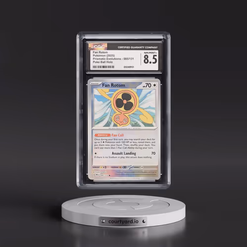 2024 Prismatic Evolutions - PRE EN #085/131 Fan Rotom - Poké Ball Holo (CGC 8.5 NM-MT+)