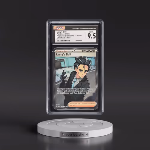 2025 Pokémon Pre EN-Prismatic Evolutions #139 Larry's Skill - Ultra Rare (CGC 9.5 MINT+)