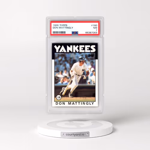 1986 Topps #180 Don Mattingly (PSA 7 NM)