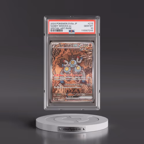 2024 Pokémon Sv8a-Terastal Fest EX #215 Sandy Shocks EX - Holo Special Art Rare (PSA 10 GEM MINT)