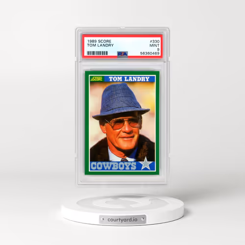 1989 Score #330 Tom Landry (PSA 9 MINT)