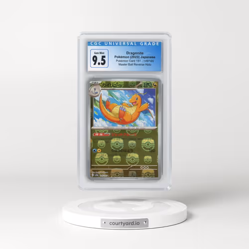 2023 Pokémon Card 151 #149/165 Dragonite - Reverse Holo Master Ball (CGC 10 GEM MINT)