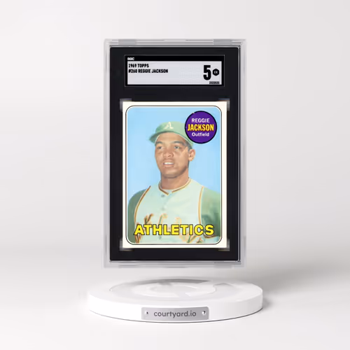 1969 Topps #260 Reggie Jackson (SGC 5 EX)