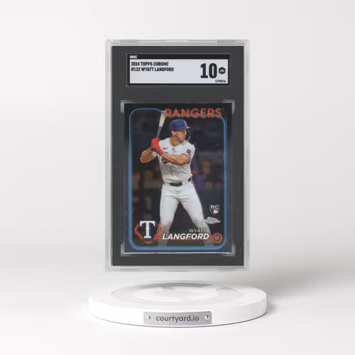 2024 Topps Chrome #122 Wyatt Langford (SGC 10 GEM MINT)