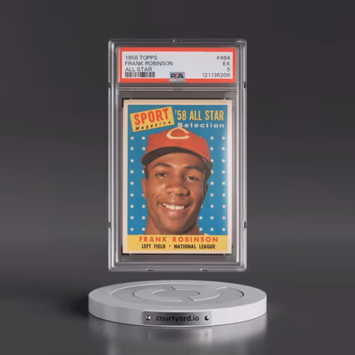 1958 Topps #484 Frank Robinson - All Star (PSA 5 EX)