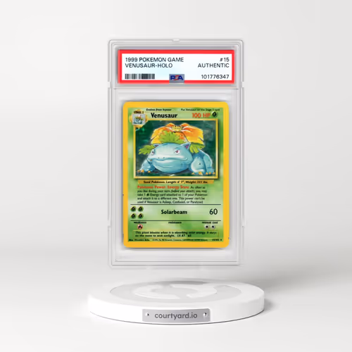 1999 Pokémon Game #15 Venusaur - Holo (PSA AUTHENTIC)