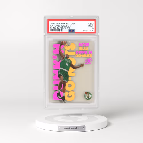 1998 Skybox E-X Century Dunk 'N Go-Nuts #7DG Antoine Walker (PSA 9 MINT)