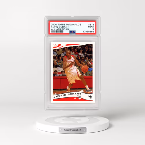 2006 Topps McDonald's All American #B19 Kevin Durant (PSA 9 MINT)