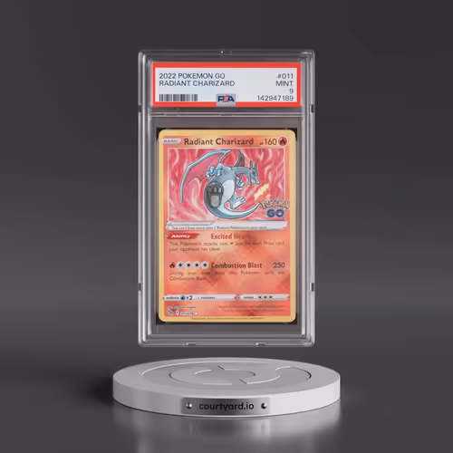 2022 Pokémon Go #011 Radiant Charizard - Holo (PSA 9 MINT)