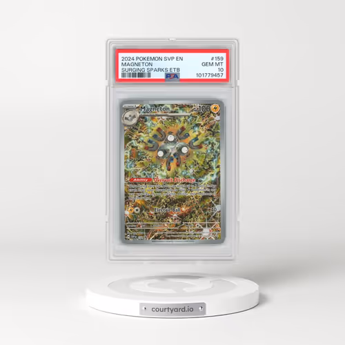2024 Pokémon Svp EN-SV Black Star Promo #159 Magneton - Surging Sparks Elite Trainer Box (PSA 10 GEM MINT)