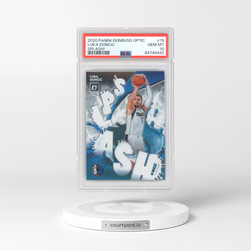 2020 Panini Donruss Optic Splash! #15 Luka Doncic (PSA 10 GEM MINT)