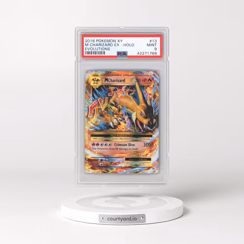 2016 Pokémon XY Evolutions #13 M Charizard EX - Holo (PSA 9 MINT)