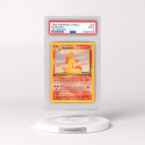 1999 Pokémon Jungle #44 Rapidash - 1st Edition (PSA 9 MINT)