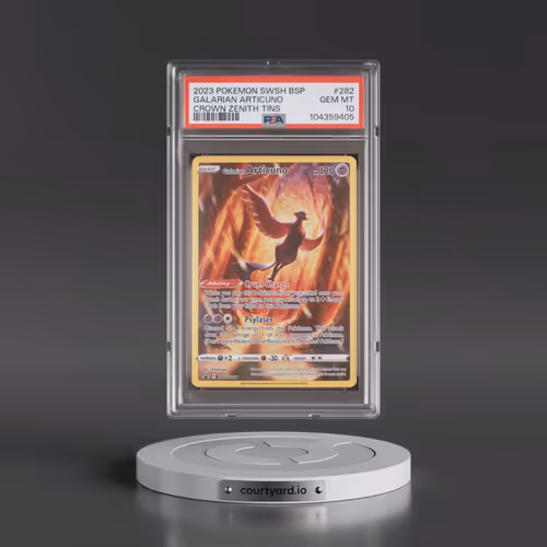 2023 Pokémon Swsh Black Star Promo #282 Galarian Articuno - Crown Zenith Tins (PSA 10 GEM MINT)