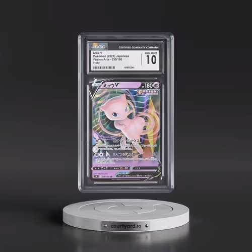 2021 Fusion Arts #039/100 Mew V - Holo (CGC 10 GEM MINT)