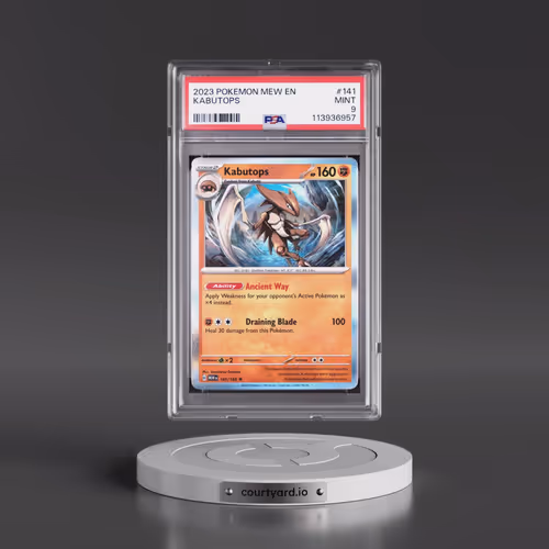 2023 Pokémon Mew EN-151 #141 Kabutops (PSA 9 MINT)