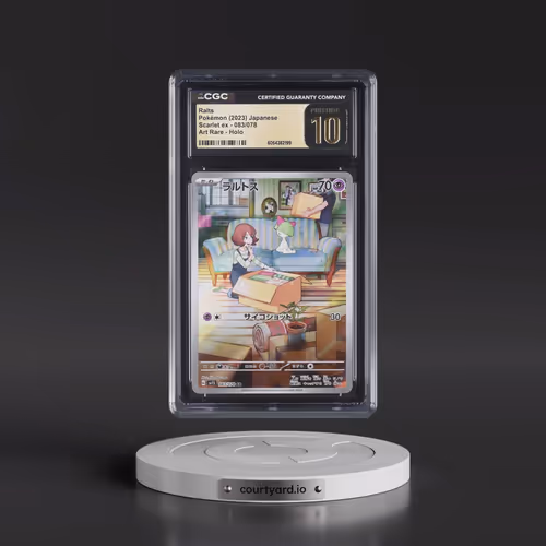 2023 Scarlet ex #083/078 Ralts - Art Rare Holo (CGC 10 PRISTINE)