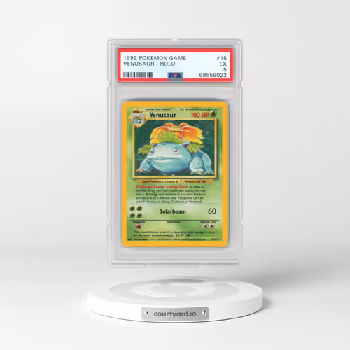 1999 Pokémon Game #15 Venusaur - Holo (PSA 5 EX)