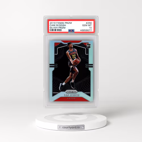 2019 Panini Prizm #256 Cam Reddish - Silver Prizm (PSA 10 GEM MINT)