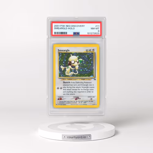 2001 Pokémon Neo Discovery #11 Smeargle - Holo (PSA 8 NM-MT)