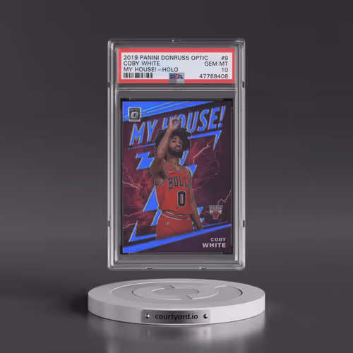 2019 Panini Donruss Optic My House! #9 Coby White - Holo (PSA 10 GEM MINT)